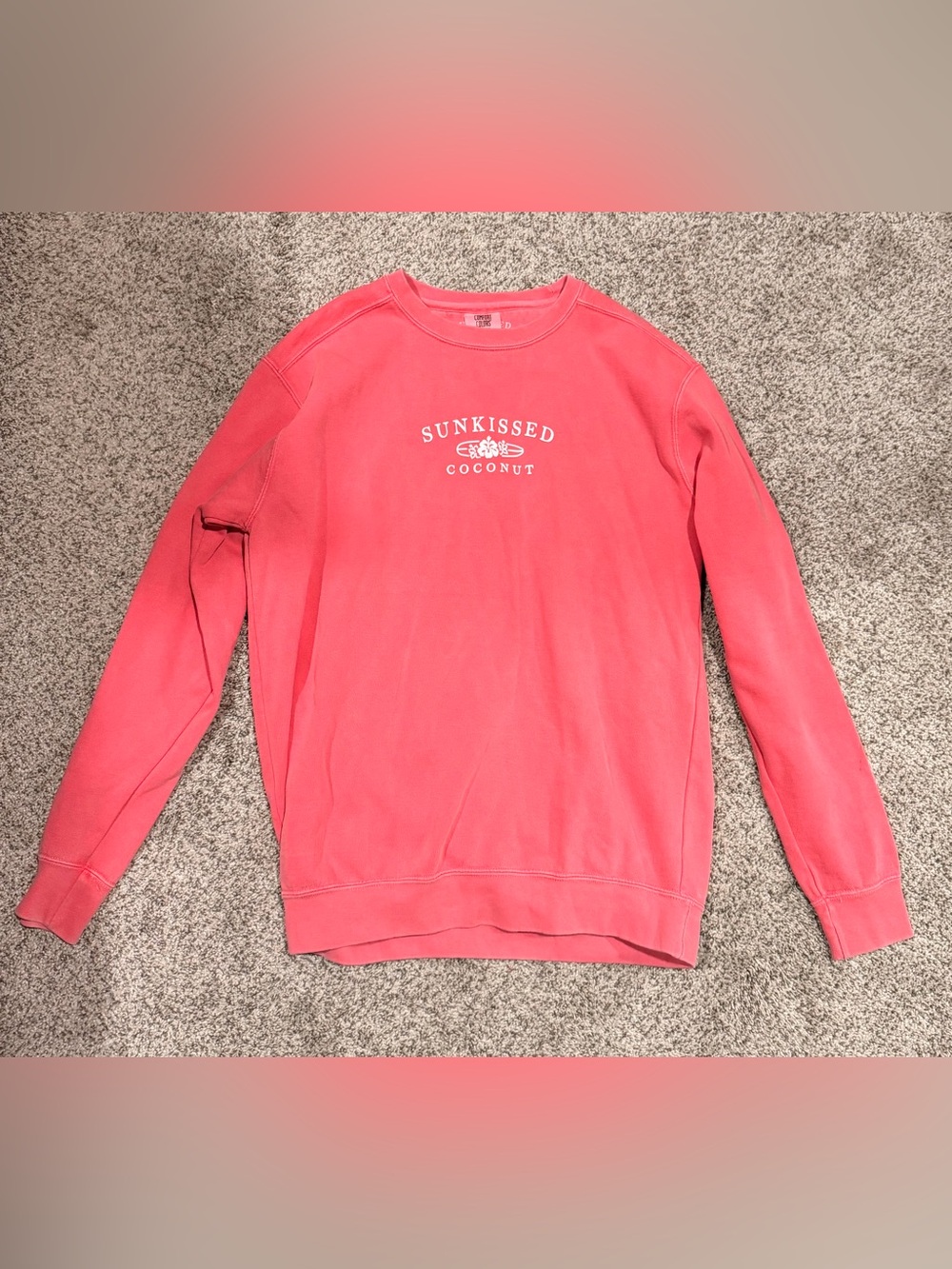 Sunkissed Coconut Pink Crewneck Sweatshirt